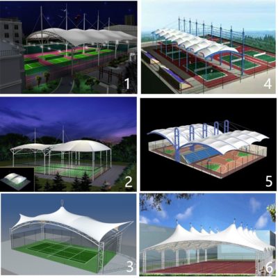 Tensile Membrane Structure for Stadiums