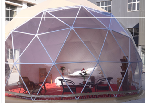 Outdoor Hotel House Spherical Tent with PVC Roof Cover Camping Tent